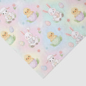 Cute Bunny Chick & Lamb Easter Pattern 薄葉紙 (詳細)