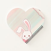 cute bunny diary notebook,  ノートブック (裏面)