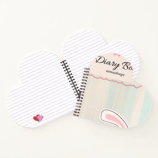 cute bunny diary notebook, ノートブック (内部)