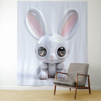 Cute Bunny Ears Tapestry タペストリー