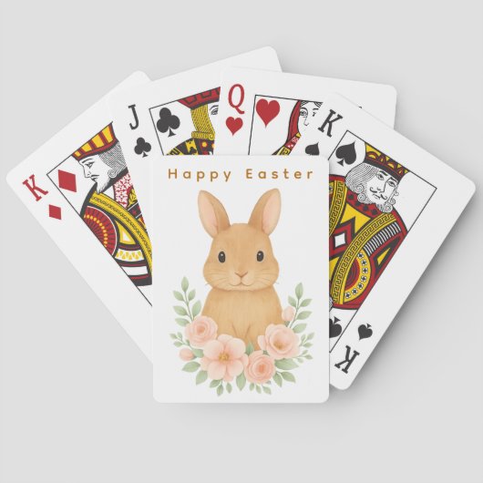  Cute bunny Easter Classic Playing Cards トランプ (裏面)