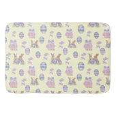 Cute Bunny Easter Egg Bath Mat バスマット (正面)