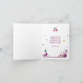 Cute bunny Easter greeting card. シーズンカード (内部)