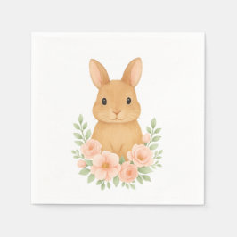 Cute bunny easter Paper Napkin スタンダードカクテルナプキン