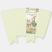 Cute Bunny Easter Popcorn Treat Box フェイバーボックス (見開き)