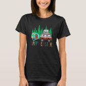 Cute Bunny Eggs Easter Camping Happy Easter Day Ca Tシャツ (正面)