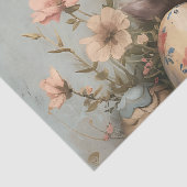 Cute Bunny Eggs Flowers Easter  薄葉紙 (詳細)