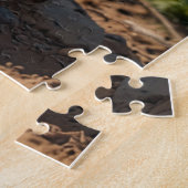 Cute Bunny English cottage garden Easter  ジグソーパズル (側面)