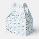 Cute Bunny Face Rabbit Pattern フェイバーボックス (裏面サイド)