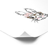 Cute Bunny Face Shirt Leopard Print Glasses EASTER フォトプリント (角)