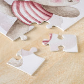 Cute Bunny Family Jigsaw Kids Birthday ジグソーパズル (側面)