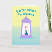 Cute Bunny Greetings Card カード (正面)