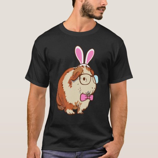 Cute Bunny Guinea Pig Tシャツ (正面)