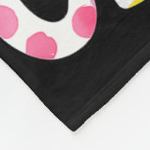 Cute Bunny I'm Just Here For Candy Funny Easter Da フリースブランケット (角)