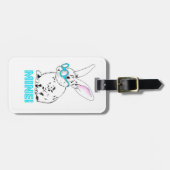 Cute bunny -  Mine! ラゲッジタグ (正面横)