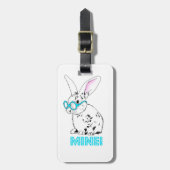 Cute bunny -  Mine! ラゲッジタグ (正面縦)