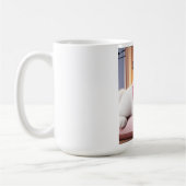 Cute Bunny Mug – Adorable Cartoon Rabbit Coffee Cu コーヒーマグカップ (左)