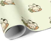 Cute Bunny Pattern Wrapping Paper ラッピングペーパー (ロールコーナー)