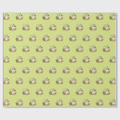 Cute Bunny Pattern Wrapping Paper ラッピングペーパー (フラット)