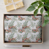 Cute Bunny Rabbit Christmas Tissue Paper 薄葉紙 (ギフト)