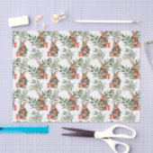 Cute Bunny Rabbit Christmas Tissue Paper 薄葉紙 (クラフト)