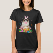 Cute Bunny Ragdoll Cat & Easter Egg Basket Easter Tシャツ (正面)