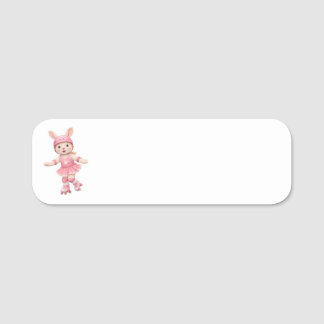 Cute Bunny School Name Label – Kids Back to School 名札