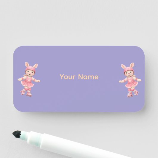 Cute Bunny School Name Label – Kids Back to School 名札 (インサイチュ)