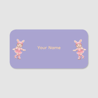 Cute Bunny School Name Label – Kids Back to School 名札