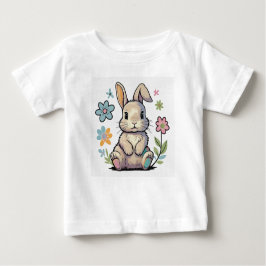 Cute bunny shirt for your kid ベビーTシャツ
