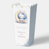 cute bunny sitting on the moon  フェイバーボックス (正面)