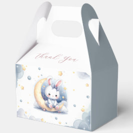 cute bunny sitting on the moon  フェイバーボックス