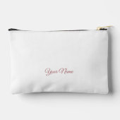 Cute bunny sitting on the moon pencil case アクセサリーポーチ (裏面)