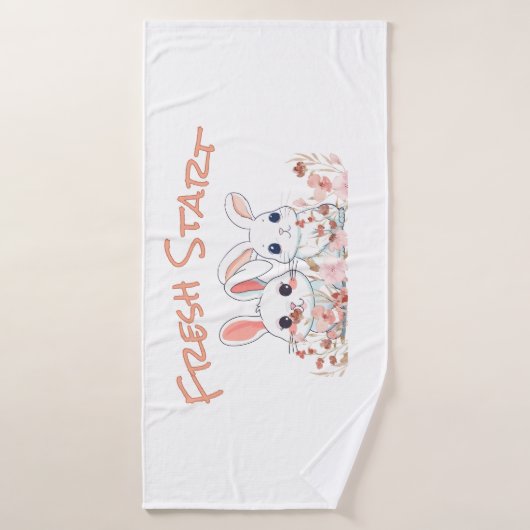 Cute Bunny Towel バスタオルセット (バスタオル)