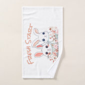Cute Bunny Towel バスタオルセット (ハンドタオル)