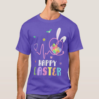 Cute Bunny With Bandana Heart Glasses Bubblegum Ea Tシャツ