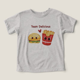 Cute Burger & Fries Best Friends Toddler T-Shirt