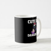 Cute But Dangerous Jiu Jitsu Unicorn Girl 440 コーヒーマグカップ (正面右)