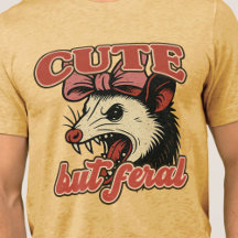 Cute But Feral Possum: Vintage Sarcastic Humor