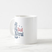 Cute But Feral Raccoon Drinking Boba Toddler Vinta コーヒーマグカップ (正面左)