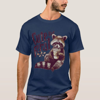 Cute But Feral Vintage Raccoon For Men vintage gif Tシャツ
