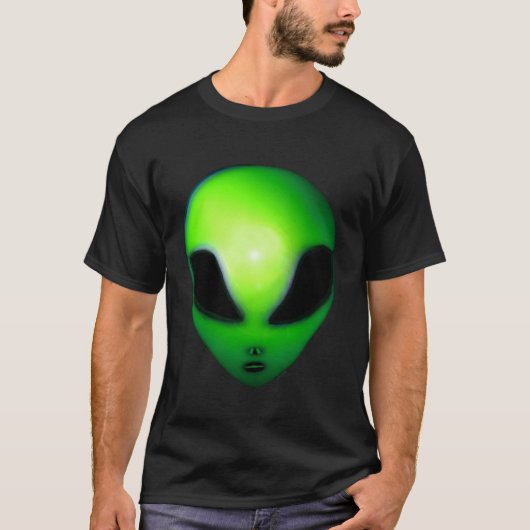 Cute But Mean Green Alien Thing Tシャツ (正面)