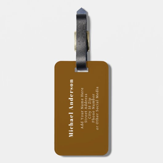 Cute Butterflies Pattern Seamless Background ラゲッジタグ (裏面縦)