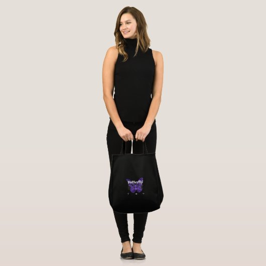 cute butterfly art design  トートバッグ (正面(モデル))