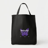 cute butterfly art design  トートバッグ (正面)