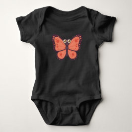 Cute Butterfly Cartoon Bodysuit for Babies ベビーボディスーツ