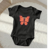 Cute Butterfly Cartoon Bodysuit for Babies ベビーボディスーツ
