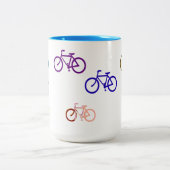Cute Bycycles ツートーンマグカップ (中央)