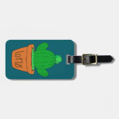 Cute Cactus Luggage Tag ラゲッジタグ (正面横)