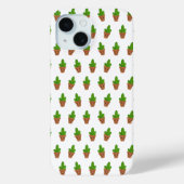 Cute Cactus Pattern Mobile Cover Case-Mate iPhoneケース (裏面)